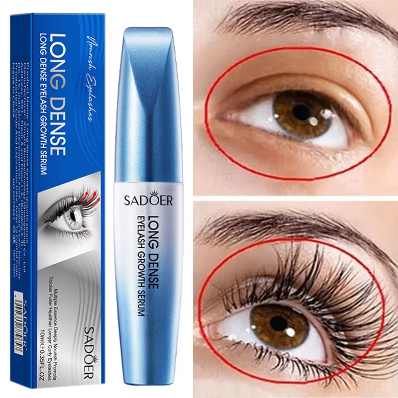 Fast Eyelash Growth Serum Natural Eyelash Enhancer Long-Lasting Nourish Lengthening Thicker Curling Lash Eyebrows Growth Makeup