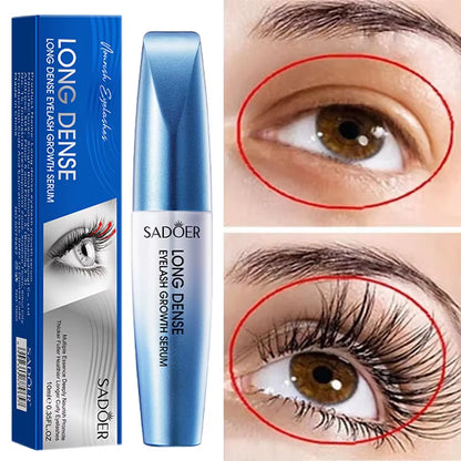 Fast Eyelash Growth Serum Natural Eyelash Enhancer Long-Lasting Nourish Lengthening Thicker Curling Lash Eyebrows Growth Makeup